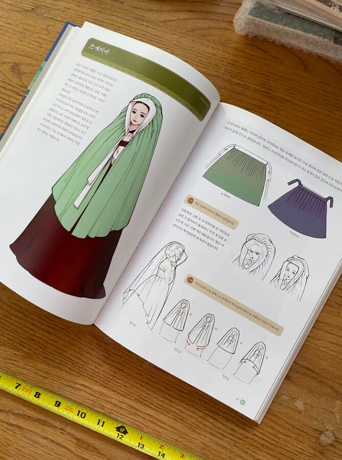 Great reference for artists to draw hanboks